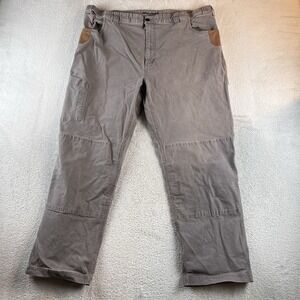 Benchmark Tradesman Canvas Pants 42x30 Fits 40x29 Gray Workwear